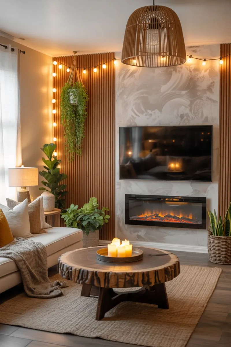 decorative wall ideas for living room with wall panels