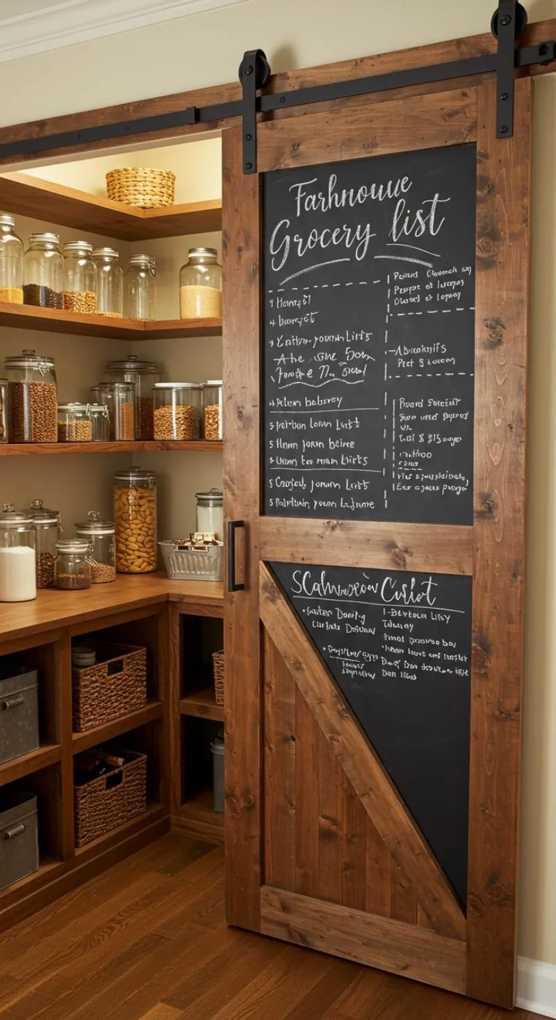 a chalkboard hidden door