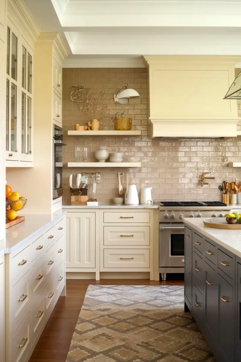 6 Timeless Kitchen Backsplash Tile Ideas for Any Home Style 3 a kitchen with beige tile backsplash