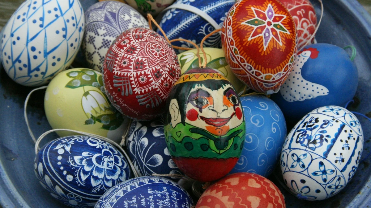 Why Do We Celebrate Easter with Eggs? 3 a bowl of easter eggs