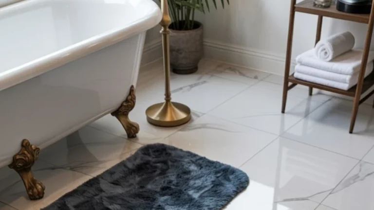 small bathroom light color floor tile e1778055551224