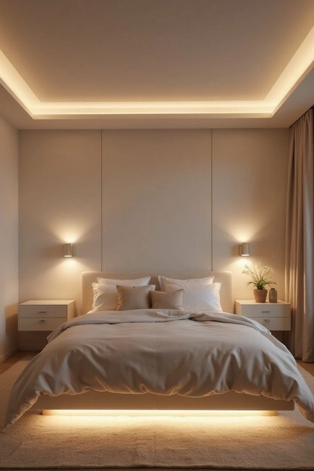 15 Modern Bedroom Lighting Ideas for a Stylish and Cozy Space 4 a modern bedroom with wall sconces