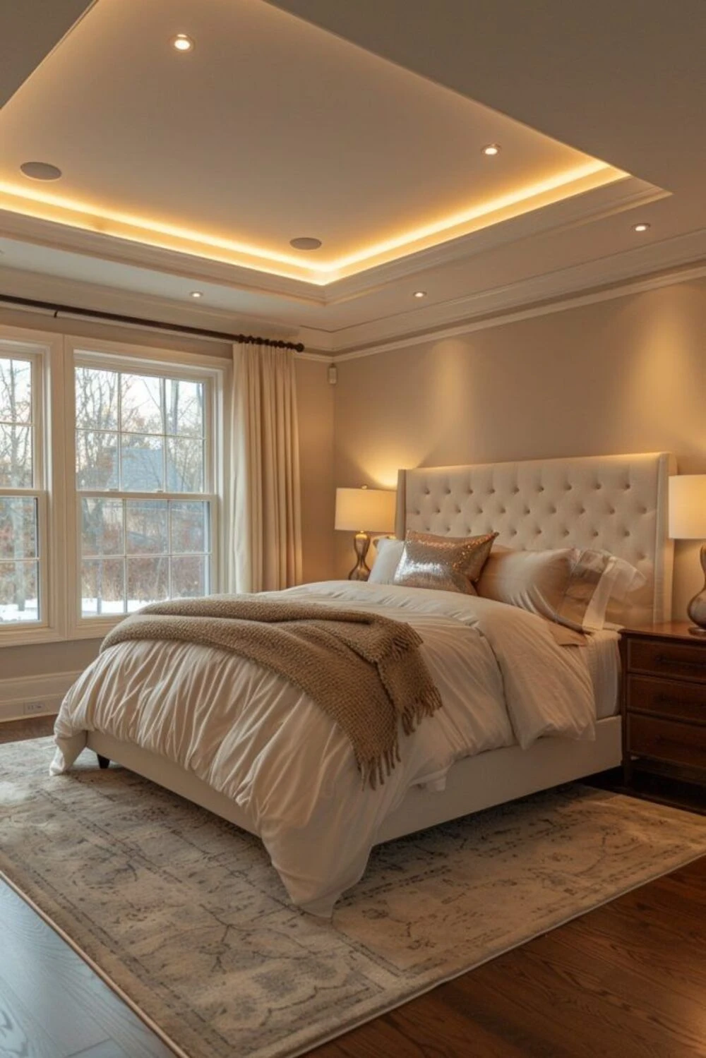 15 Modern Bedroom Lighting Ideas for a Stylish and Cozy Space 13 a modern bedroom with cove lighting