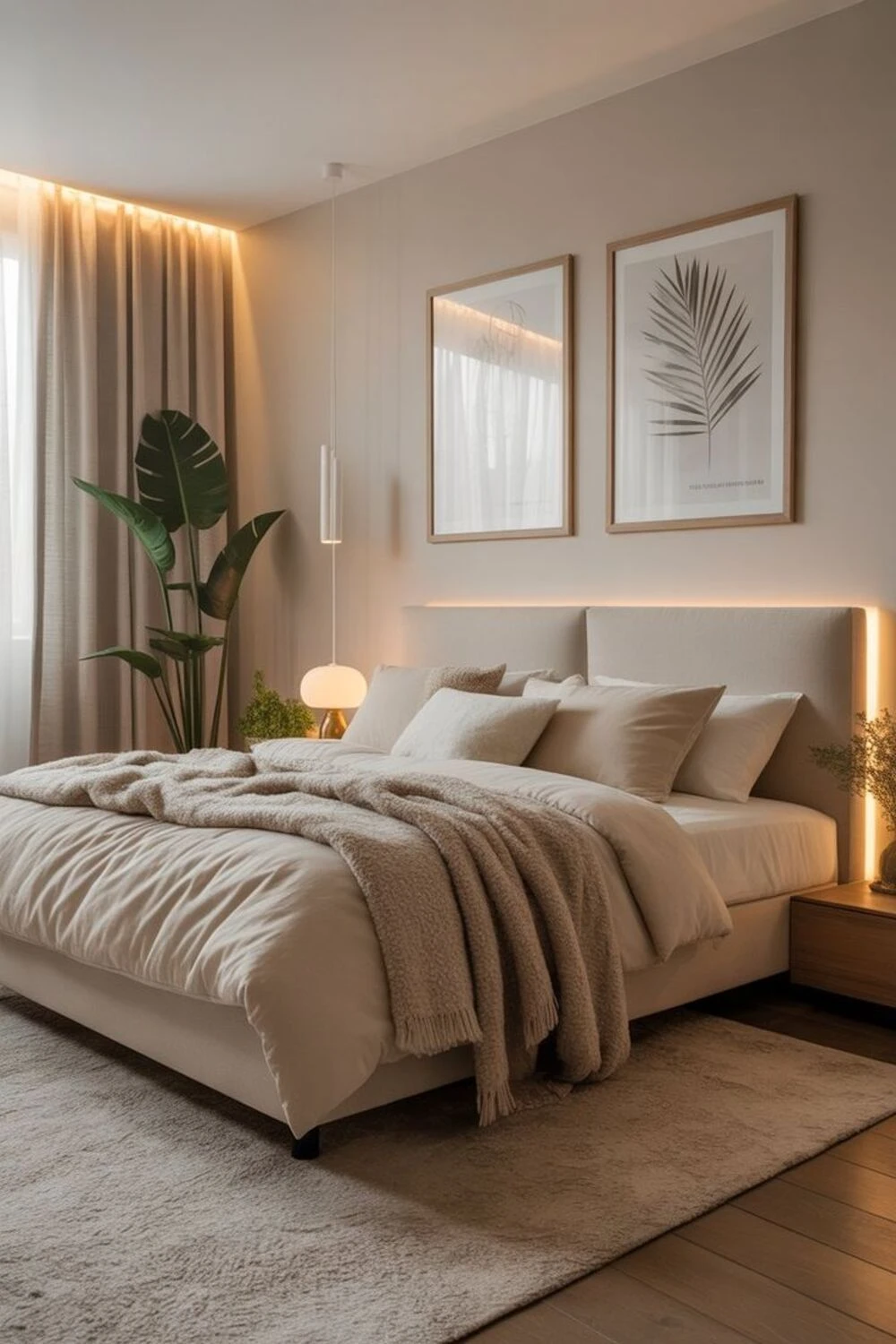 15 Modern Bedroom Lighting Ideas for a Stylish and Cozy Space 15 a modern bedroom with dimmable light